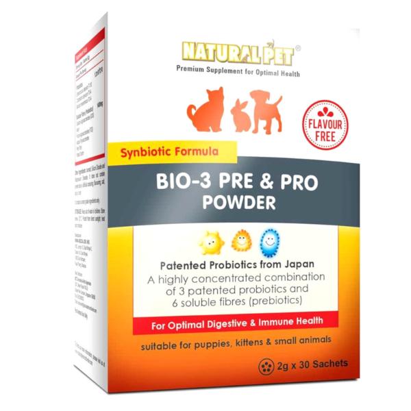 BIO 3 PRE & PRO POWDER (FLAVOR FREE) 2gx30pkts 