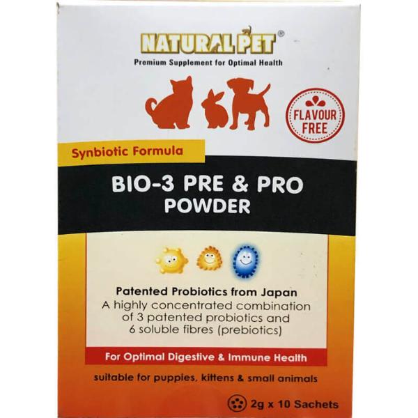 BIO 3 PRE & PRO POWDER (FLAVOR FREE) 2gx10pkts 