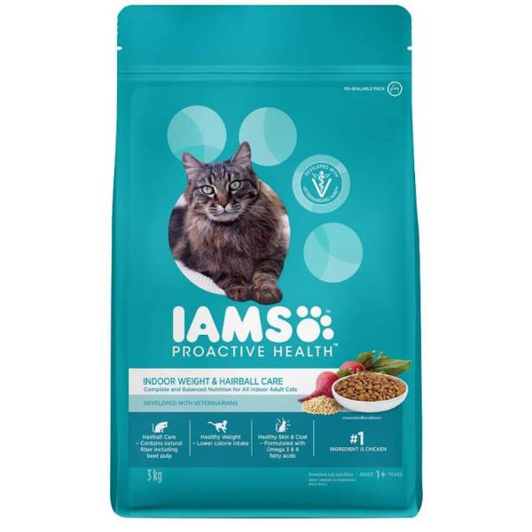 ADULT INDOOR CAT WEIGHT & HAIRBALL CARE 3kg 