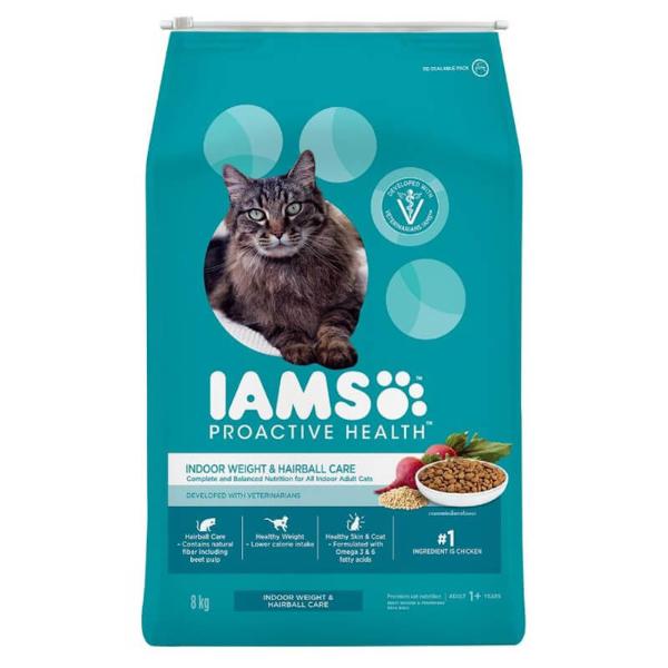 ADULT INDOOR CAT WEIGHT & HAIRBALL CARE 8kg 