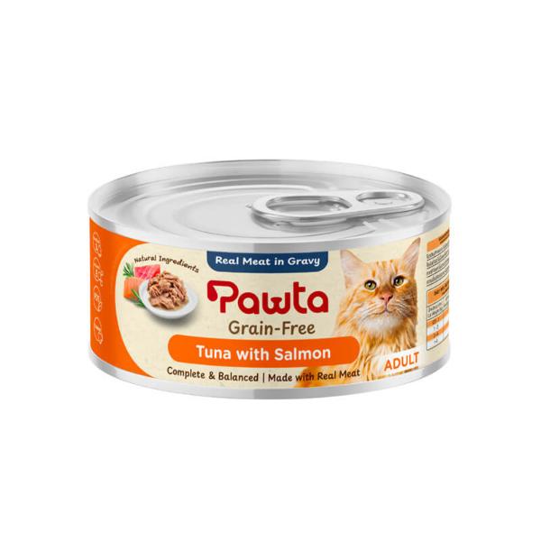 (CAT)TUNA WITH SALMON IN GRAVY (GRAIN FREE) 70g 