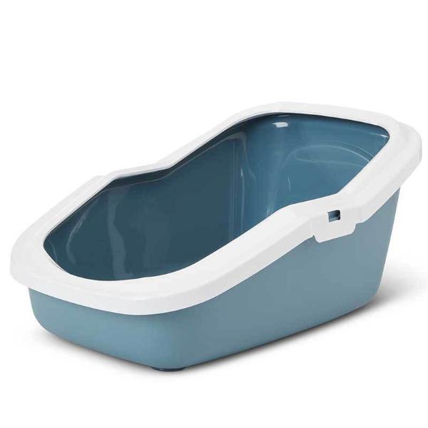 ASEO LITTER TRAY (BLUE/ WHITE) (56x39x27.5cm) 