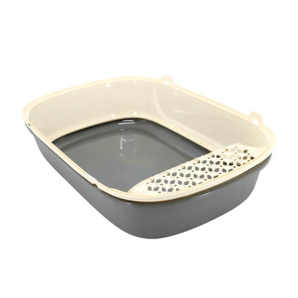 CAT LITTER PAN (GREY) (57x39x21cm) 