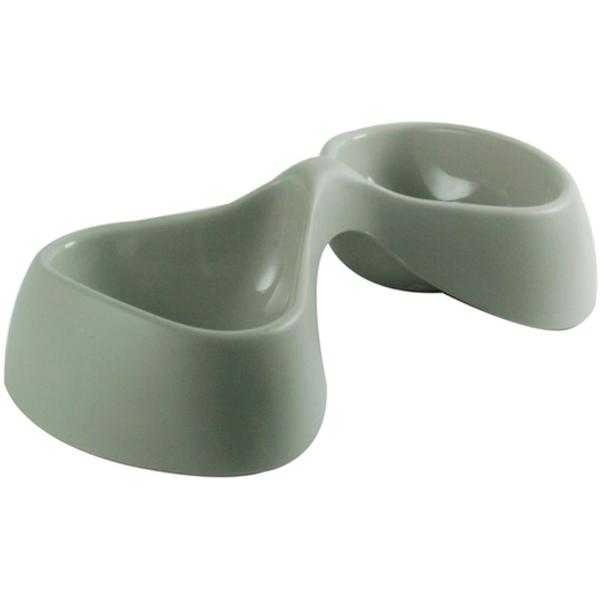 BICIO DOUBLE BOWL (GRAY) (2x230ml) 