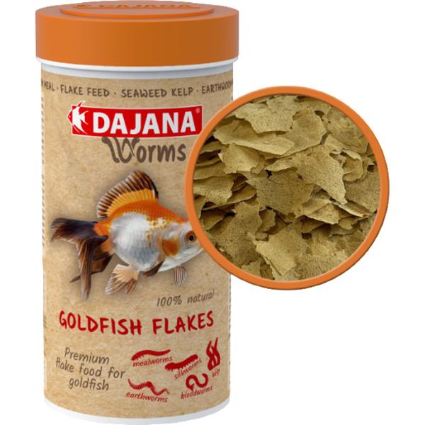 WORMS - GOLDFISH FLAKES 45g (250ml)