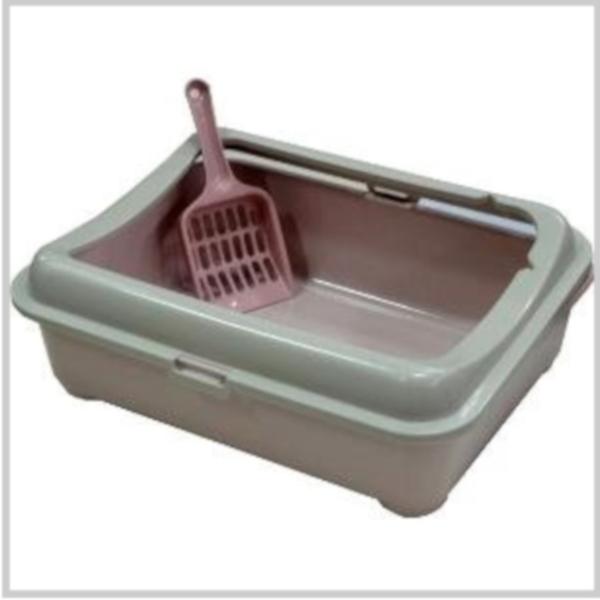 CAT LITTER PAN (PINK) 