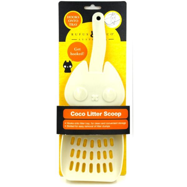 CAT LITTER SCOOP (CREAM) 