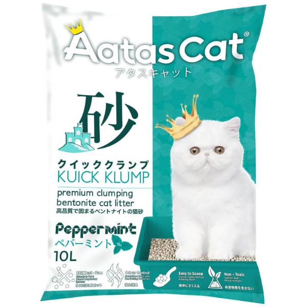 BENTONITE CAT LITTER PEPPERMINT 10L 