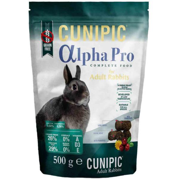 ALPHA PRO COMPLETE FOOD RABBIT (ADULT) 500g 