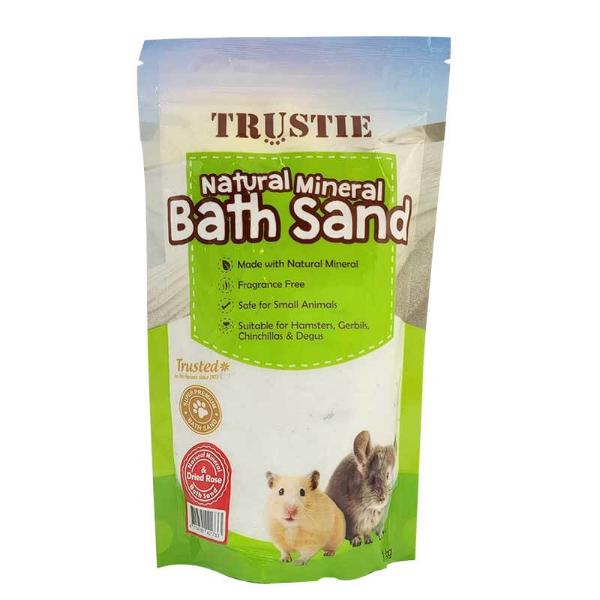 BATH SAND  (NATURAL DRIED ROSE) 1kg 