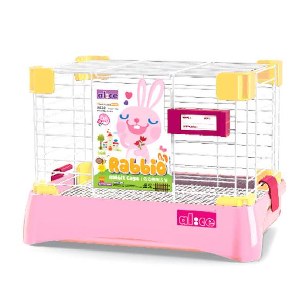 ALICE PETLINK RADDIO RABBIT CAGE S PINK 