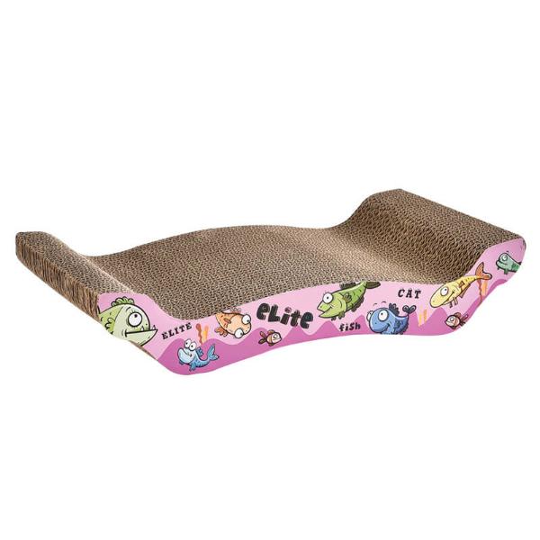 CAT PAPER SCRATCHING BOARD ARCH (PINK) (45x24x9cm) 