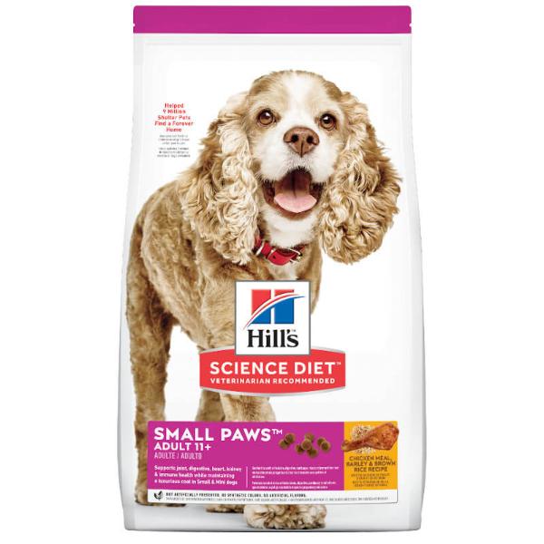 CANINE ADULT 11 PLUS SMALL PAWS CHICKEN 4.5 lbs 