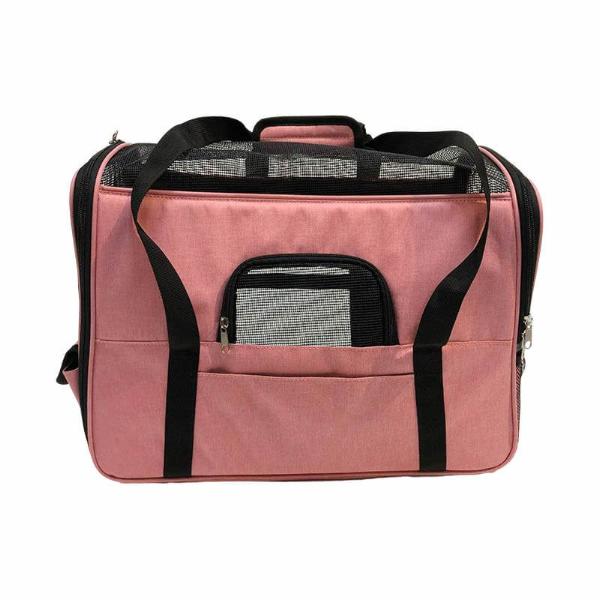 CARRIER (PINK/ BLACK) (<8kg) (43x23x28cm) 