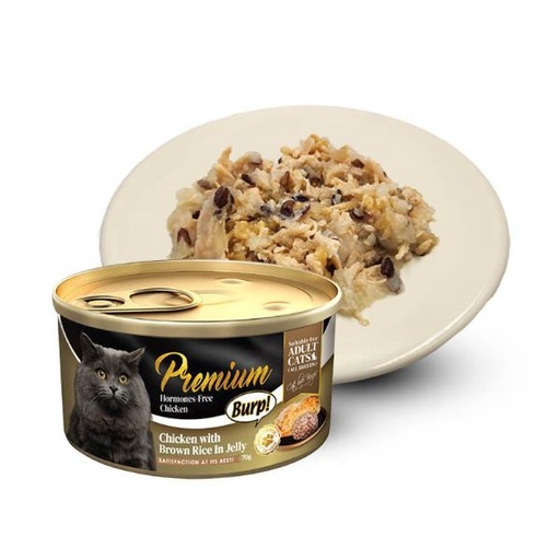 (CAT)PREMIUM CHICKEN WITH BROWN RICE IN JELLY 70g 