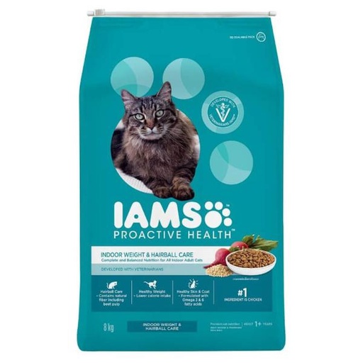 ADULT INDOOR CAT WEIGHT & HAIRBALL CARE 8kg 