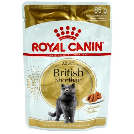 BRITISH SHORTHAIR ADULT (IN POUCH) 85g 