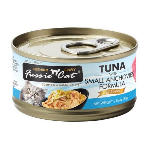 BLACK LABEL TUNA WITH SMALL ANCHOVIES FORMULA IN GRAVY (80g) 