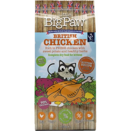 BRITISH CHICKEN (GRAIN FREE) KITTEN 1.5kg 