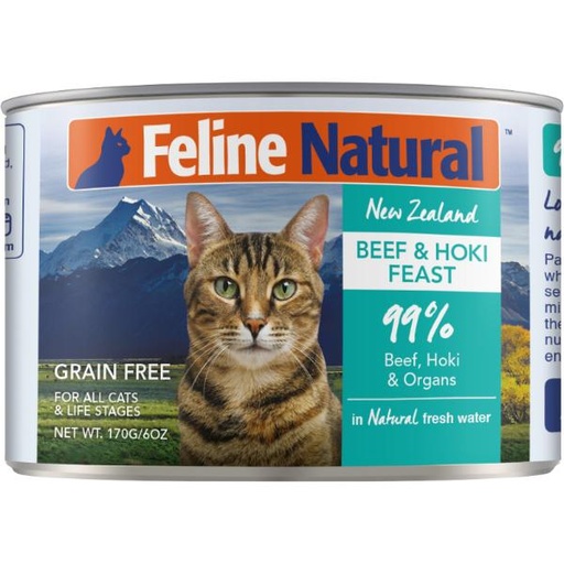 BEEF & HOKI FOR CATS 170g 