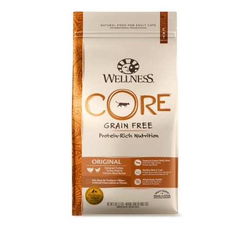 CAT CORE ORIGINAL 5lbs(DEBONED TURKEY, TURKEY MEAL & CHICKEN MEAL) 