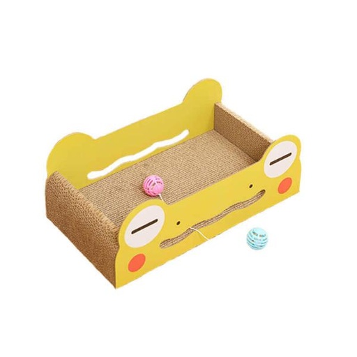 CAT SCRATCHING BOARD BOX WITH TOY(45x27.5x20.5cm) 