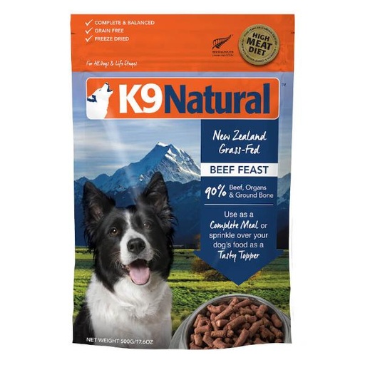 BEEF FREEZE DRIED 500g 