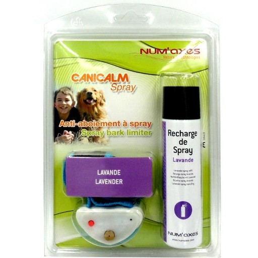 CANICALM SPRAY COLLAR WITH REFILL (LAVENDER) 