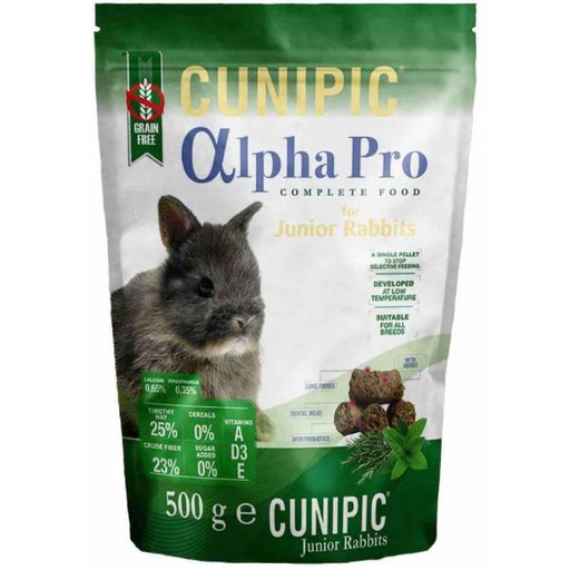 ALPHA PRO COMPLETE FOOD RABBIT (JUNIOR) 500g 