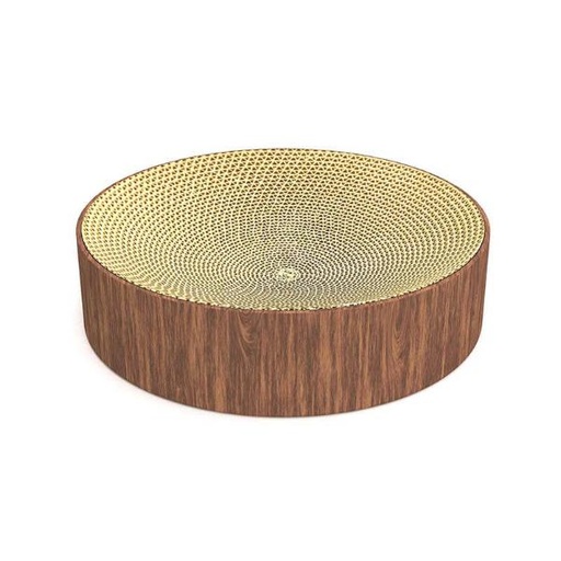 CAT SCRATCHER- ROUND (BROWN) (41x10cm) 