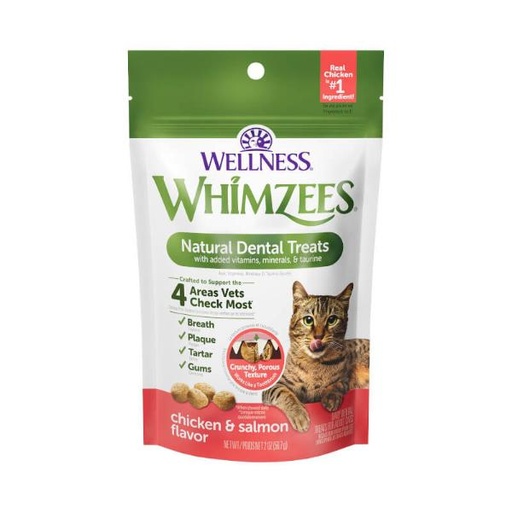 CAT NATURAL DENTAL TREATS - CHICKEN AND SALMON 2oz 