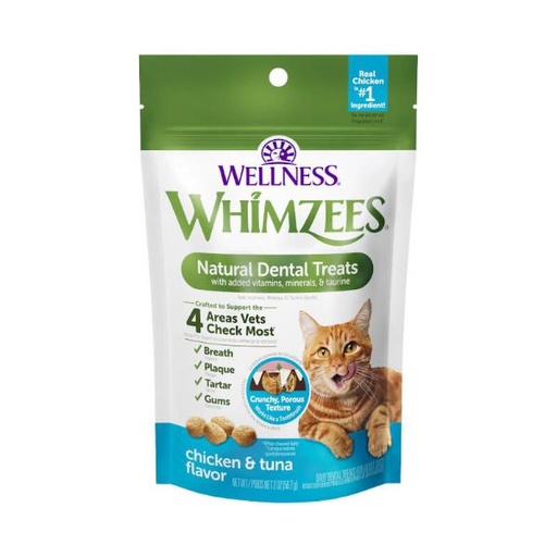 CAT NATURAL DENTAL TREATS - CHICKEN AND TUNA  2oz 