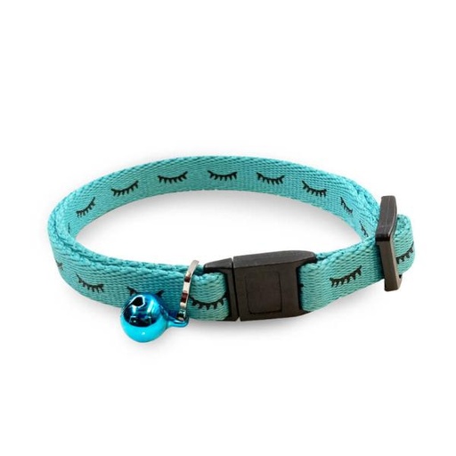 CAT COLLAR-EYELASH (TURQUOISE) (10mmx20-35cm) 