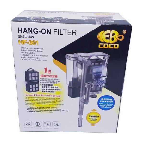 HANG ON FILTER (500L/H, 8W, <50cm TANK SIZE) 