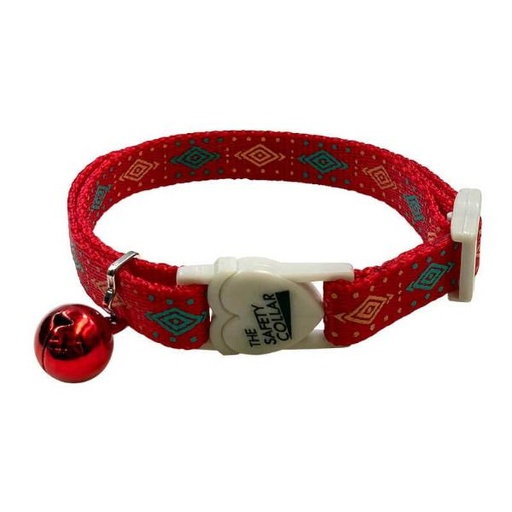 CAT COLLAR - DIAMOND (RED) (10mmx20-30cm) 