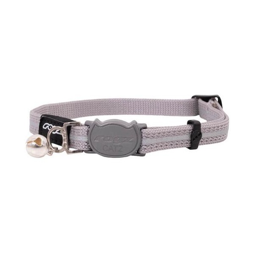 ALLEYCAT COLLAR - SILVER (SMALL) (20-31cm) 