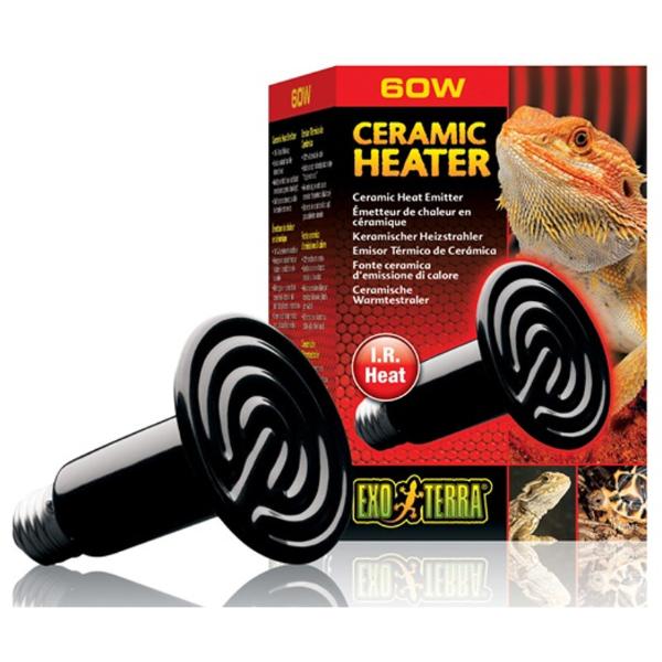 EXO TERRA CERAMIC HEAT EMITTER 60w (7.5x11cm)