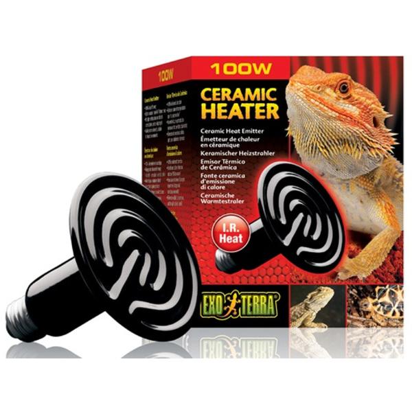 EXO TERRA CERAMIC HEAT EMITTER 100w (7.5x11cm)