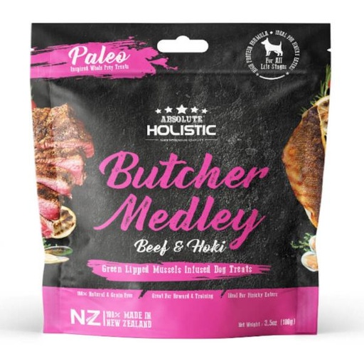 AIR DRIED DOG TREATS - BUTCHER MEDLEY 100g 