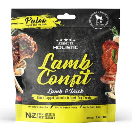 AIR DRIED DOG TREATS - LAMB CONFIT 100g 