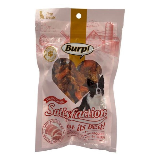 CARROT CHIP TWINED BY CHICKEN 80g 