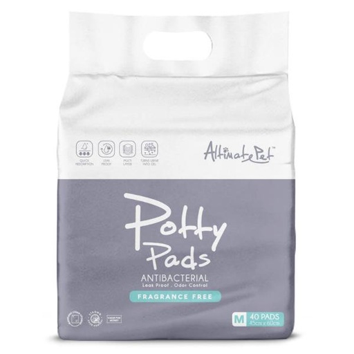 ANTIBACTERIAL POTTY PADS (45x60cm)(40pcs) FRAGRANCE FREE 