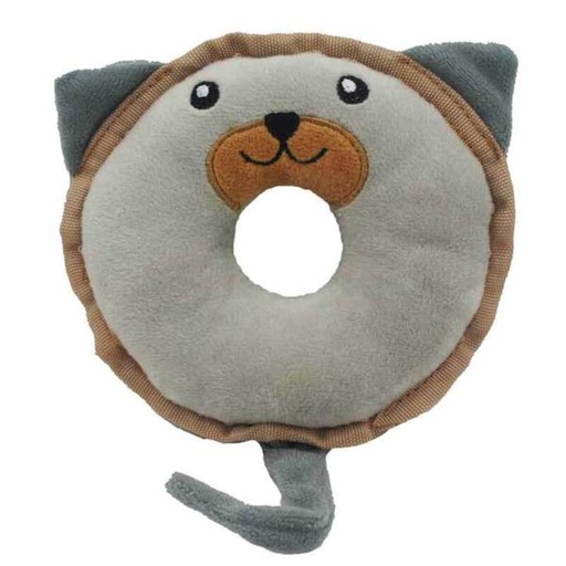 ANIMAL DONUT DOG (GREY) (14.5x14.5x3cm) 