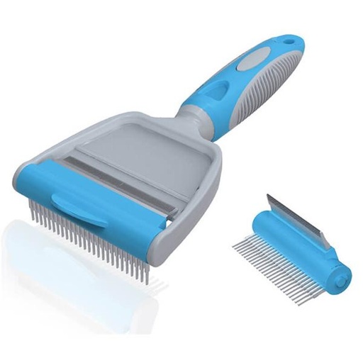 2 IN 1 COMB/DE SHEDDING TOOL (SMALL) (20x7x4cm) 